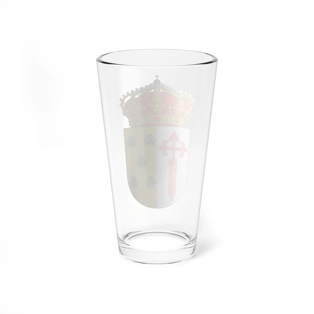 Escudo de Aldeanueva de Figueroa (Spain) (Coat of Arms) Pint Glass 16oz - Go Mug Yourself