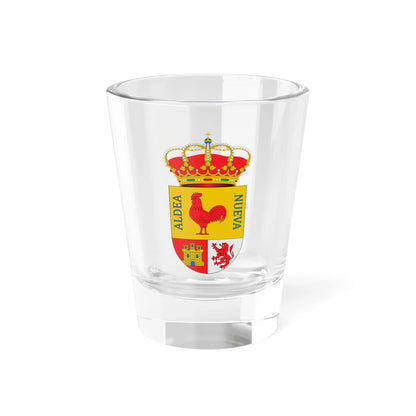 Escudo de Aldeanueva de Guadalajara Guadalajara (Spain) (Coat of Arms) Shot Glass 1.5oz 1.5oz - Go Mug Yourself