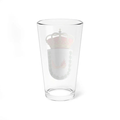 Escudo de Aldeaquemada Jaén (Spain) (Coat of Arms) Pint Glass 16oz - Go Mug Yourself