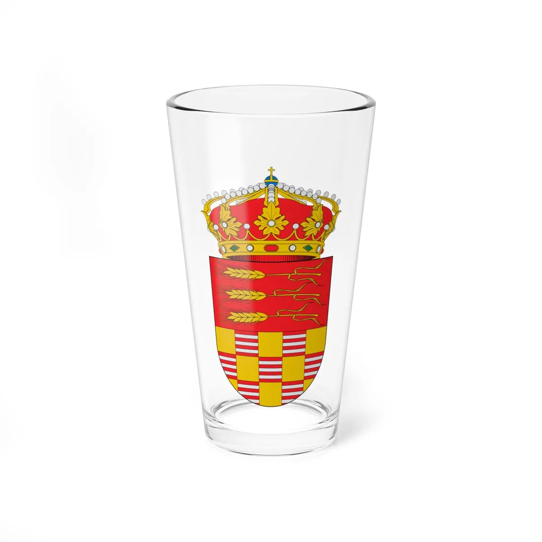 Escudo de Aldearrubia (Spain) (Coat of Arms) Pint Glass 16oz 16oz - Go Mug Yourself