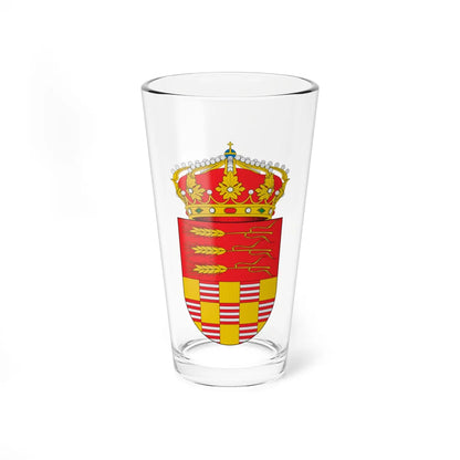 Escudo de Aldearrubia (Spain) (Coat of Arms) Pint Glass 16oz 16oz - Go Mug Yourself