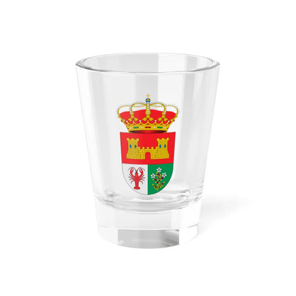 Escudo de Aldeasoña Segovia (Spain) (Coat of Arms) Shot Glass 1.5oz 1.5oz - Go Mug Yourself