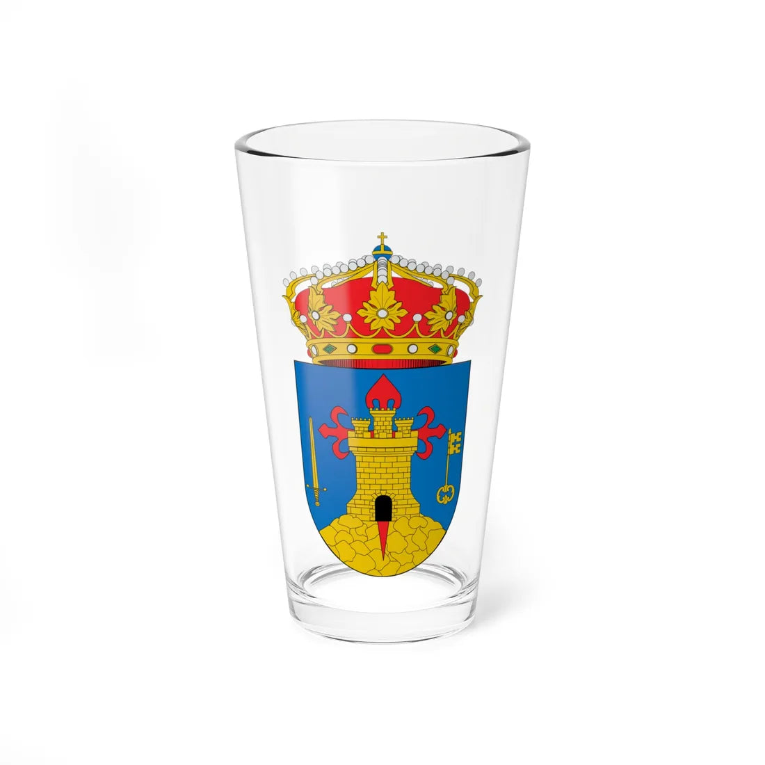 Escudo de Aledo (Spain) (Coat of Arms) Pint Glass 16oz 16oz - Go Mug Yourself