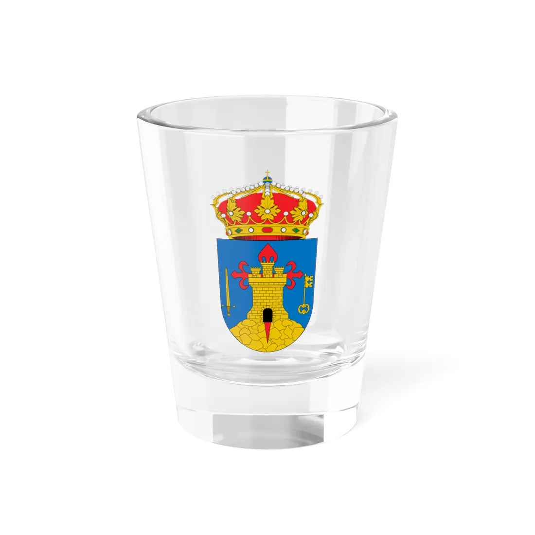 Escudo de Aledo (Spain) (Coat of Arms) Shot Glass 1.5oz 1.5oz - Go Mug Yourself