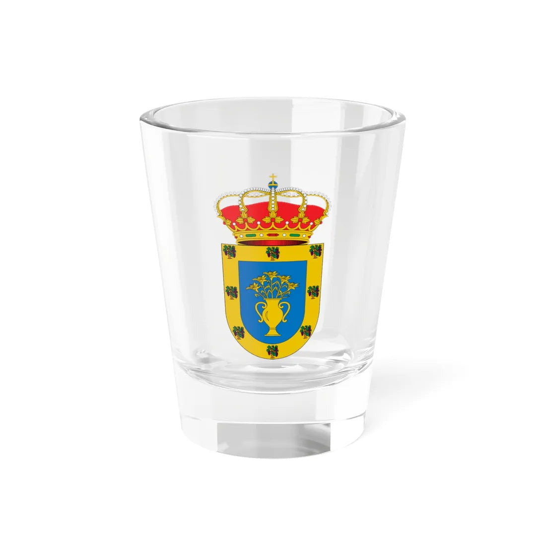 Escudo de Alesón La Rioja (Spain) (Coat of Arms) Shot Glass 1.5oz 1.5oz - Go Mug Yourself
