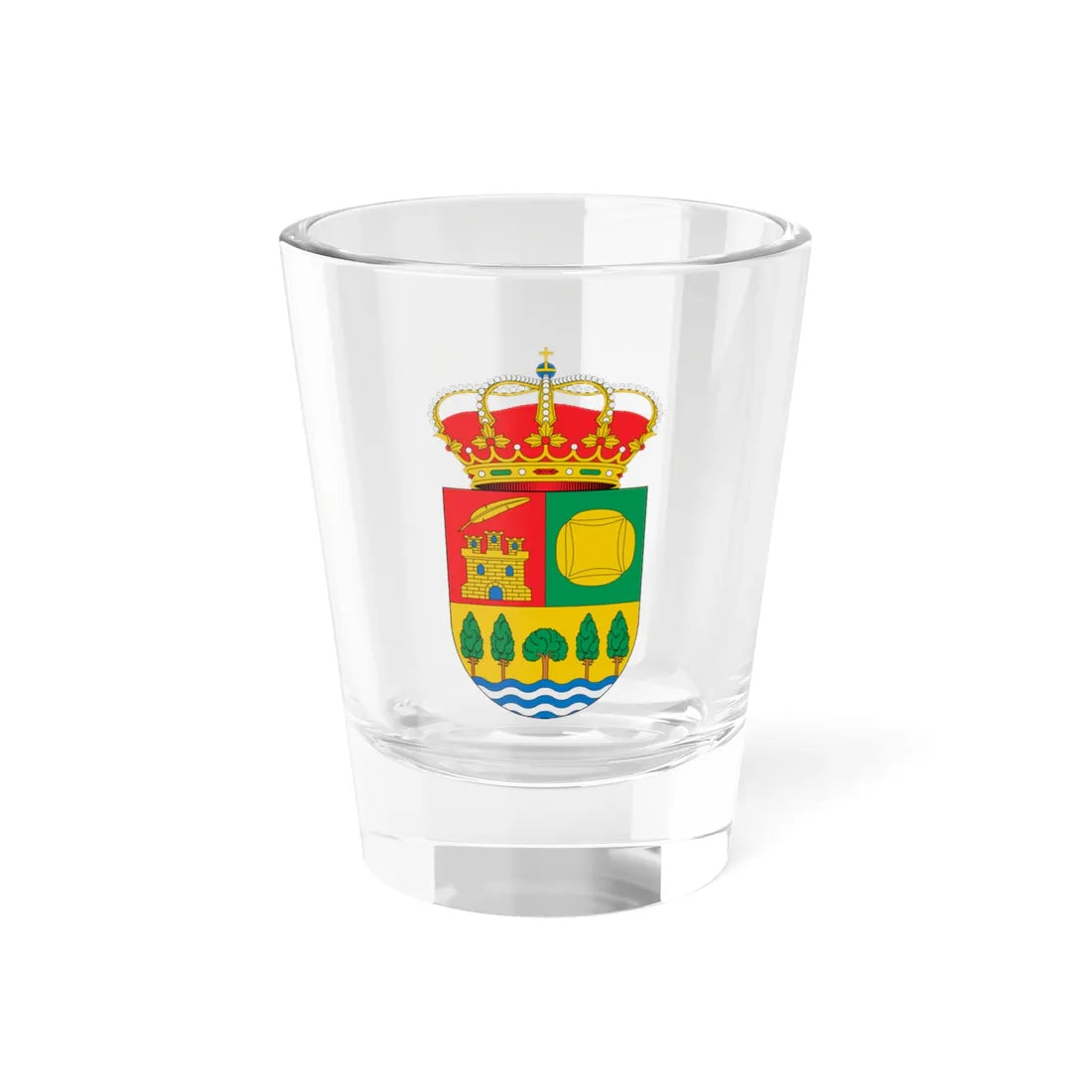 Escudo de Alfacar Granada (Spain) (Coat of Arms) Shot Glass 1.5oz 1.5oz - Go Mug Yourself