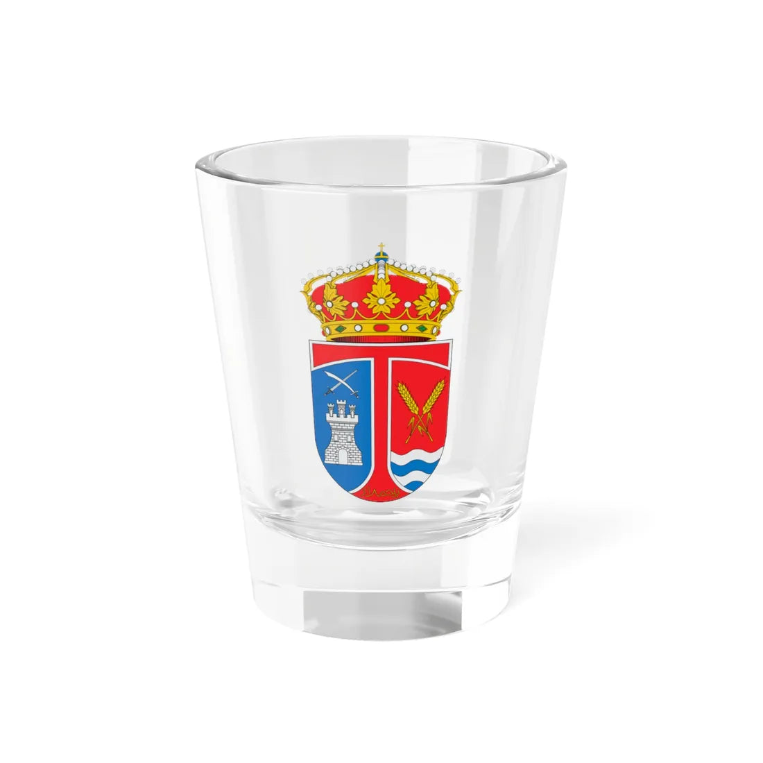 Escudo de Alfambra (Spain) (Coat of Arms) Shot Glass 1.5oz 1.5oz - Go Mug Yourself