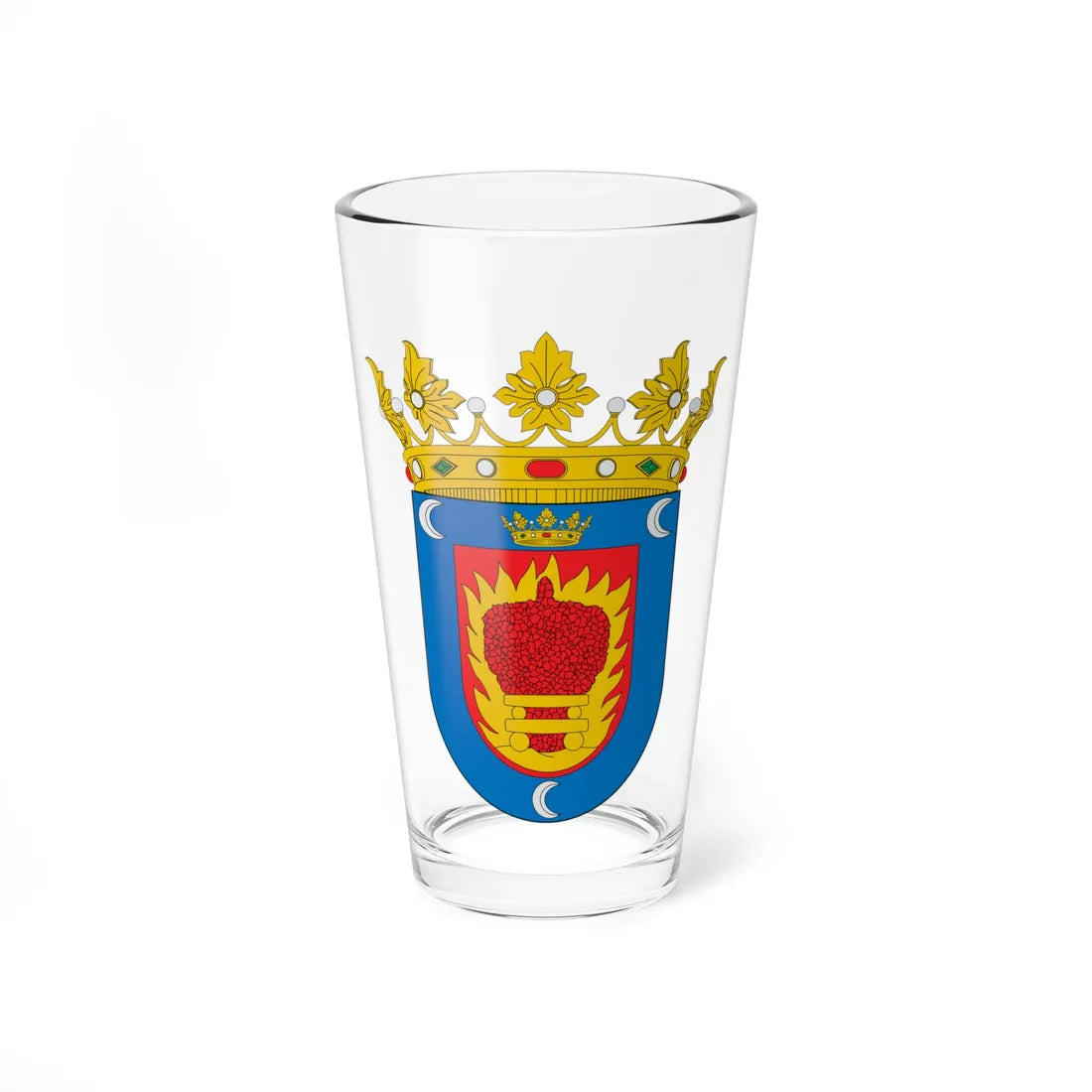 Escudo de Alforque (Spain) (Coat of Arms) Pint Glass 16oz 16oz - Go Mug Yourself