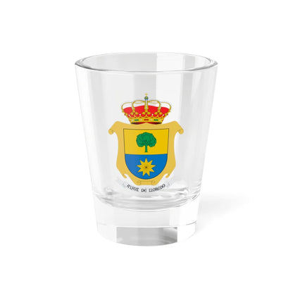Escudo de Alfoz de Lloredo Cantabria (Spain) (Coat of Arms) Shot Glass 1.5oz - Go Mug Yourself