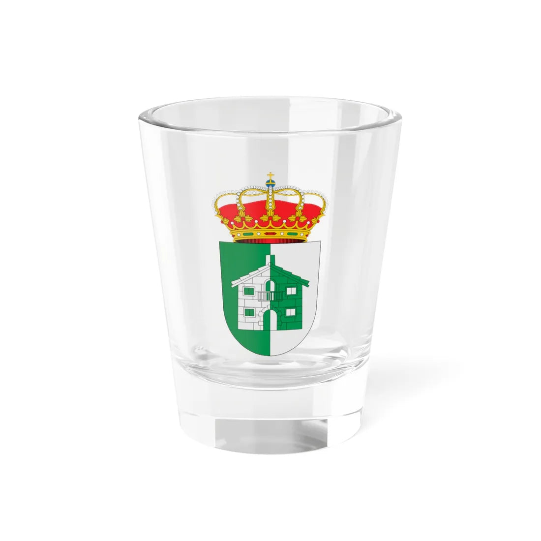 Escudo de Algarinejo Granada (Spain) (Coat of Arms) Shot Glass 1.5oz 1.5oz - Go Mug Yourself