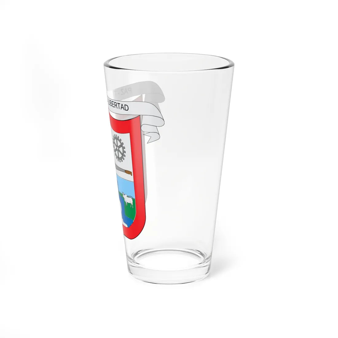 Escudo de Algarrobo Magdalena (Colombia) (Coat of Arms) Pint Glass 16oz - Go Mug Yourself