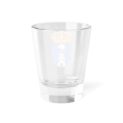 Escudo de Algarrobo Málaga (Spain) (Coat of Arms) Shot Glass 1.5oz - Go Mug Yourself