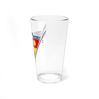 Escudo de Algeciras - Huila (Colombia) (Coat of Arms) Pint Glass 16oz - Go Mug Yourself