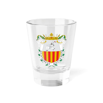 Escudo de Algemesi-Valencia (Spain) (Coat of Arms) Shot Glass 1.5oz 1.5oz - Go Mug Yourself