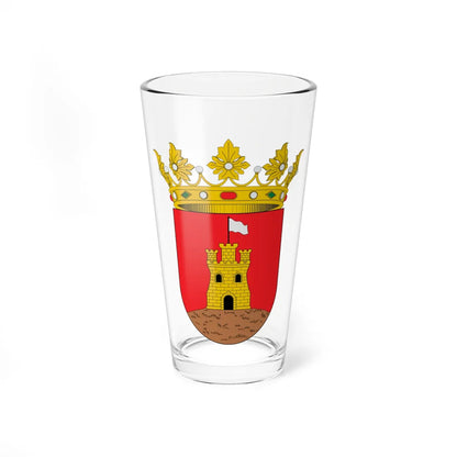 Escudo de Algimia de Almonacid (Spain) (Coat of Arms) Pint Glass 16oz 16oz - Go Mug Yourself