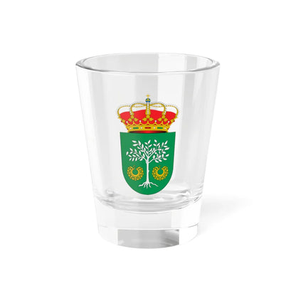 Escudo de Aliseda Cáceres (Spain) (Coat of Arms) Shot Glass 1.5oz 1.5oz - Go Mug Yourself