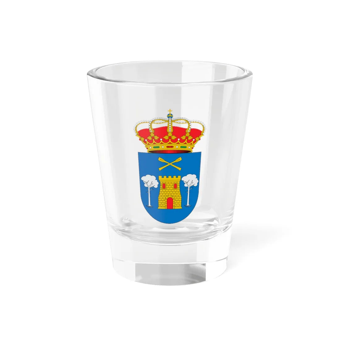 Escudo de Aljaraque (Spain) (Coat of Arms) Shot Glass 1.5oz 1.5oz - Go Mug Yourself