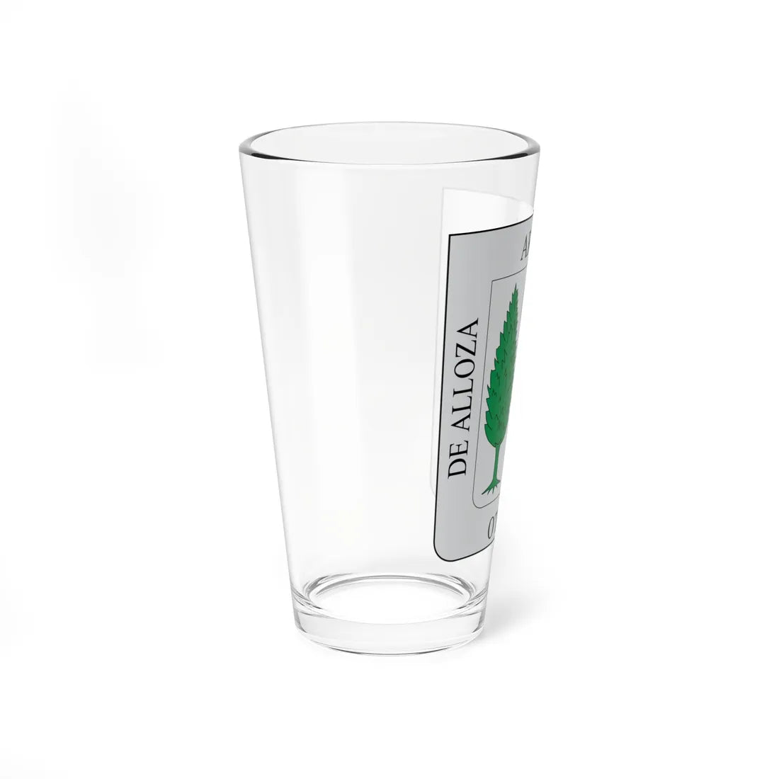 Escudo de Alloza (Spain) (Coat of Arms) Pint Glass 16oz - Go Mug Yourself