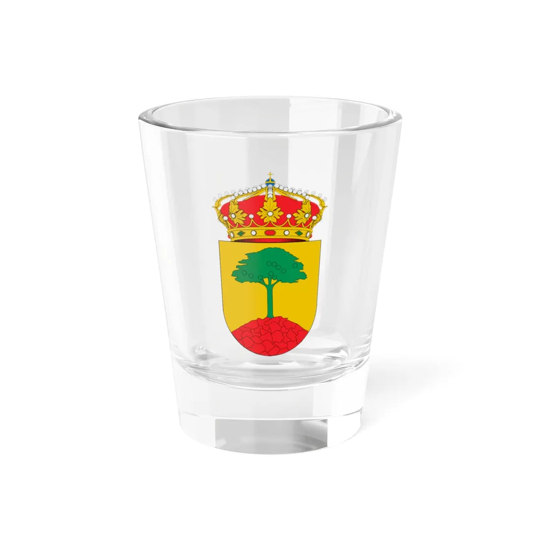 Escudo de Almadrones (Spain) (Coat of Arms) Shot Glass 1.5oz 1.5oz - Go Mug Yourself