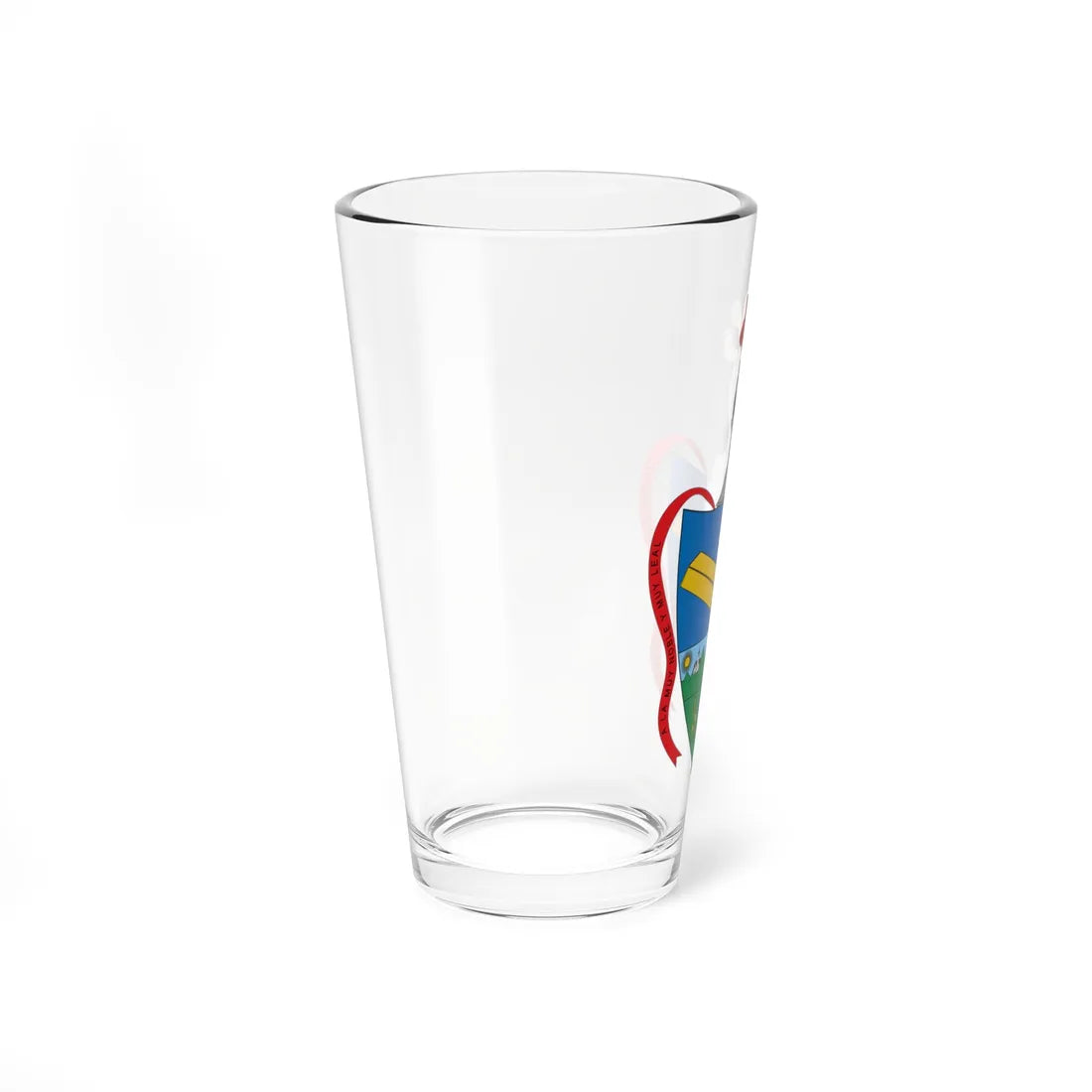 Escudo de Almaguer Cauca (Colombia) (Coat of Arms) Pint Glass 16oz - Go Mug Yourself
