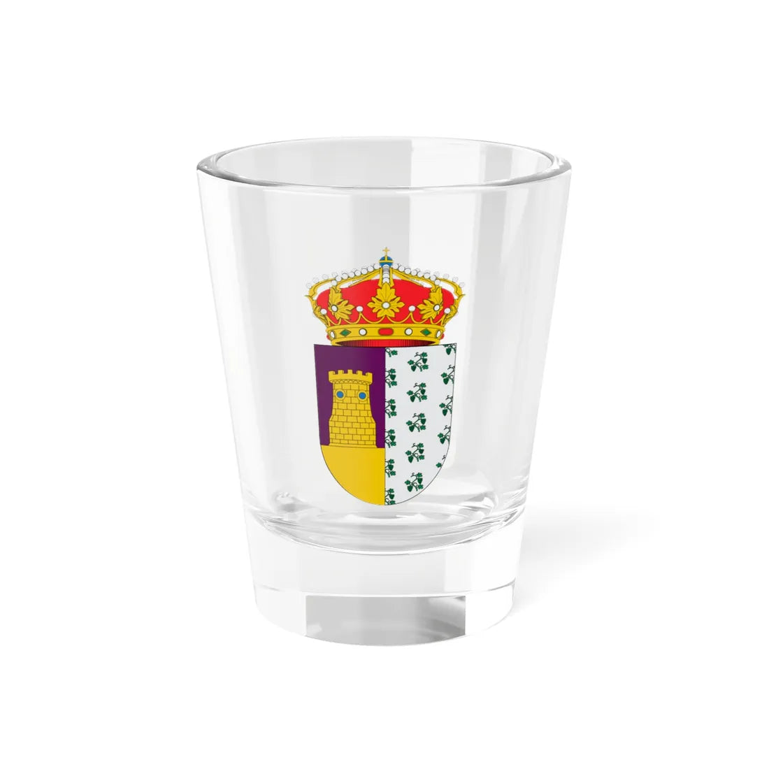 Escudo de Almócita (Spain) (Coat of Arms) Shot Glass 1.5oz 1.5oz - Go Mug Yourself