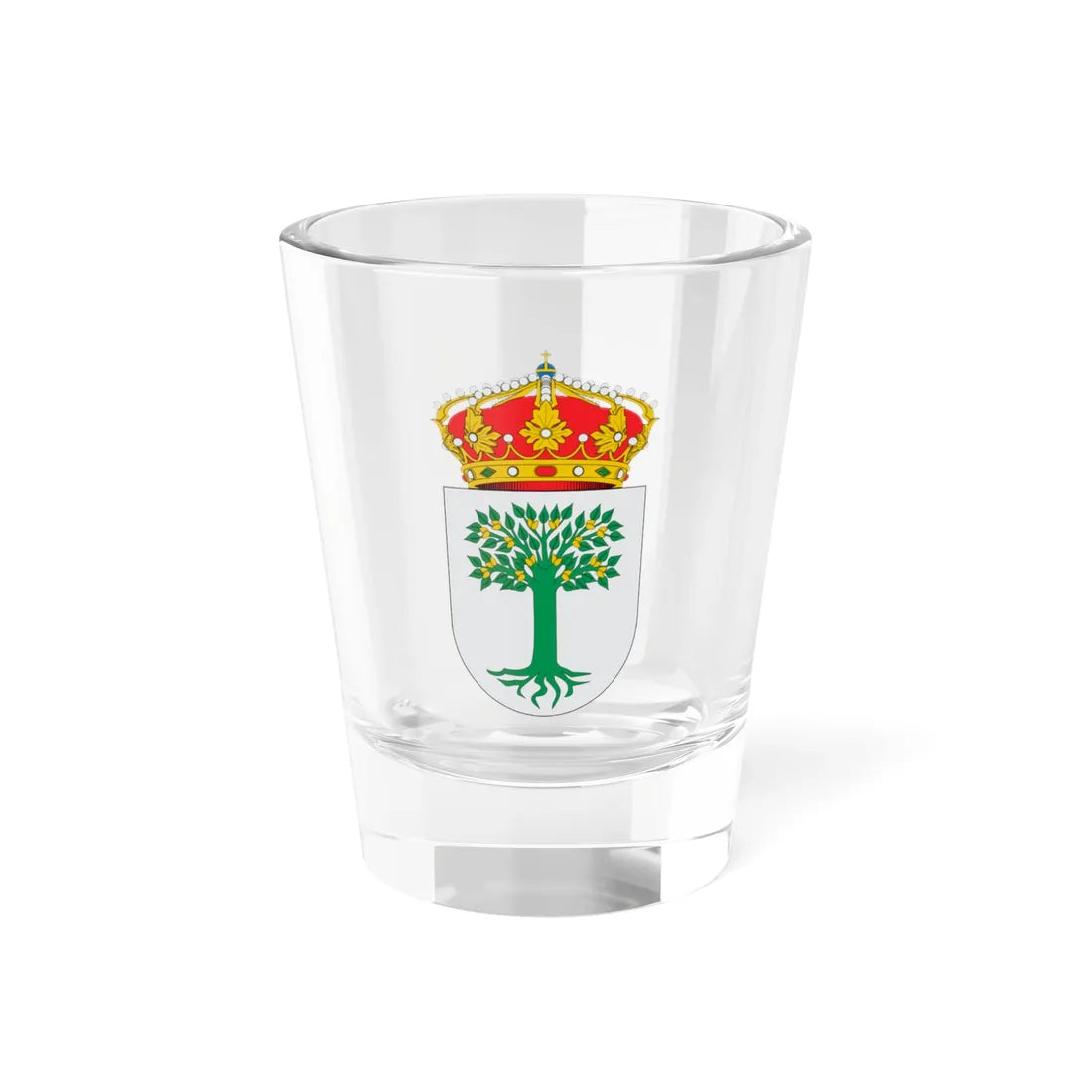 Escudo de Almendralejo (Spain) (Coat of Arms) Shot Glass 1.5oz 1.5oz - Go Mug Yourself