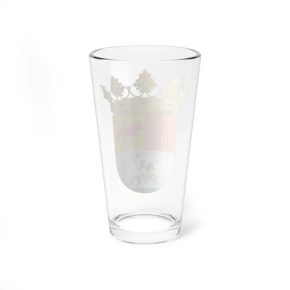 Escudo de Almoines (Spain) (Coat of Arms) Pint Glass 16oz - Go Mug Yourself
