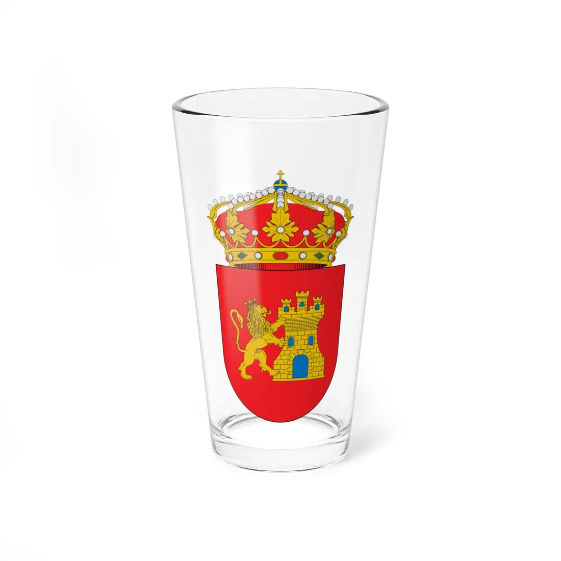 Escudo de Alora (Spain) (Coat of Arms) Pint Glass 16oz 16oz - Go Mug Yourself