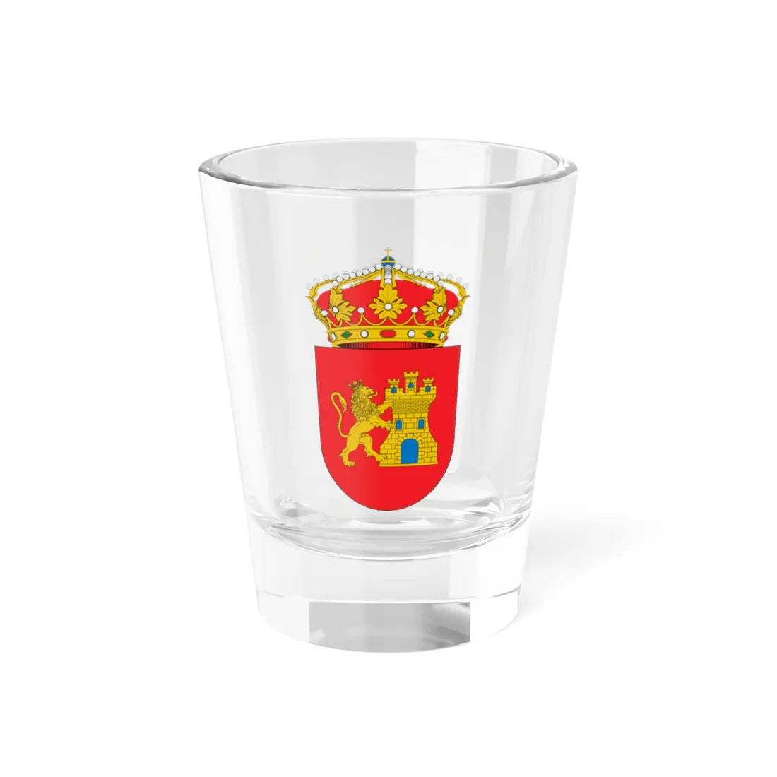 Escudo de Alora (Spain) (Coat of Arms) Shot Glass 1.5oz 1.5oz - Go Mug Yourself