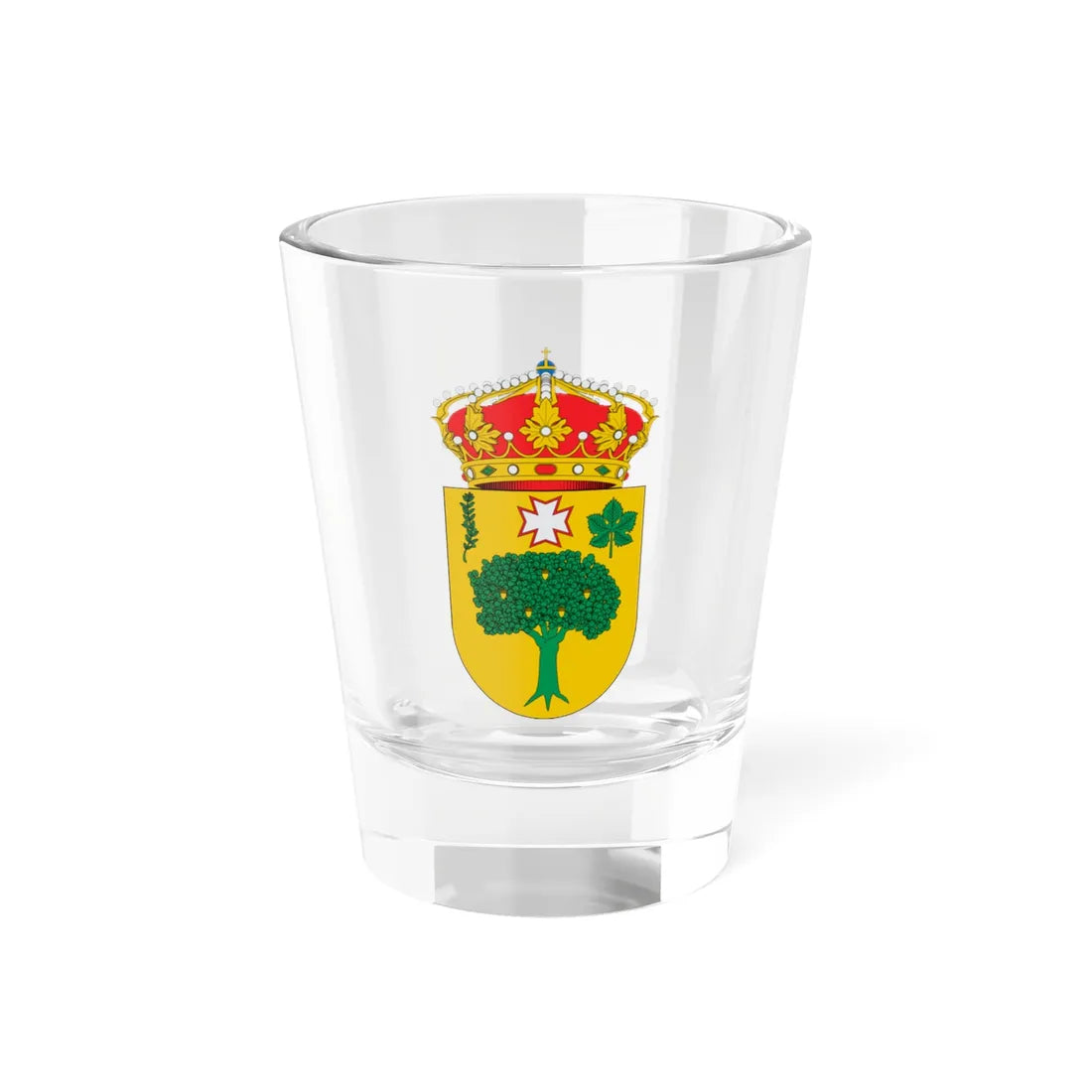 Escudo de Alpartir (Spain) (Coat of Arms) Shot Glass 1.5oz 1.5oz - Go Mug Yourself