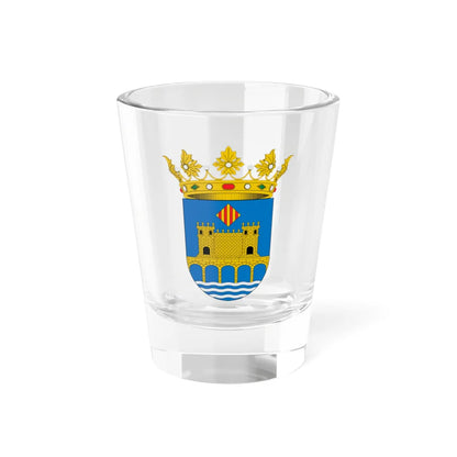 Escudo de Alpuente (Spain) (Coat of Arms) Shot Glass 1.5oz 1.5oz - Go Mug Yourself