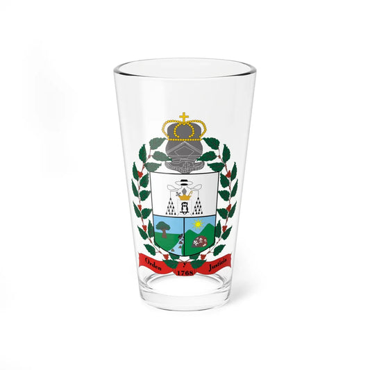Escudo de Alpujarra - Tolima (Colombia) (Coat of Arms) Pint Glass 16oz 16oz - Go Mug Yourself