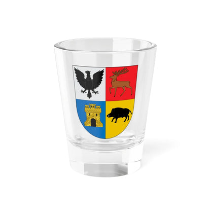 Escudo de Alsasua (Spain) (Coat of Arms) Shot Glass 1.5oz 1.5oz - Go Mug Yourself