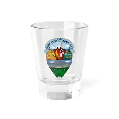 Escudo de Altamira Huila (Colombia) (Coat of Arms) Shot Glass 1.5oz 1.5oz - Go Mug Yourself