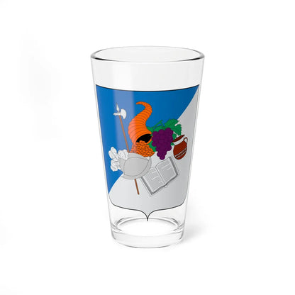 Escudo de Alto del Carmen (Chile) (Coat of Arms) Pint Glass 16oz 16oz - Go Mug Yourself