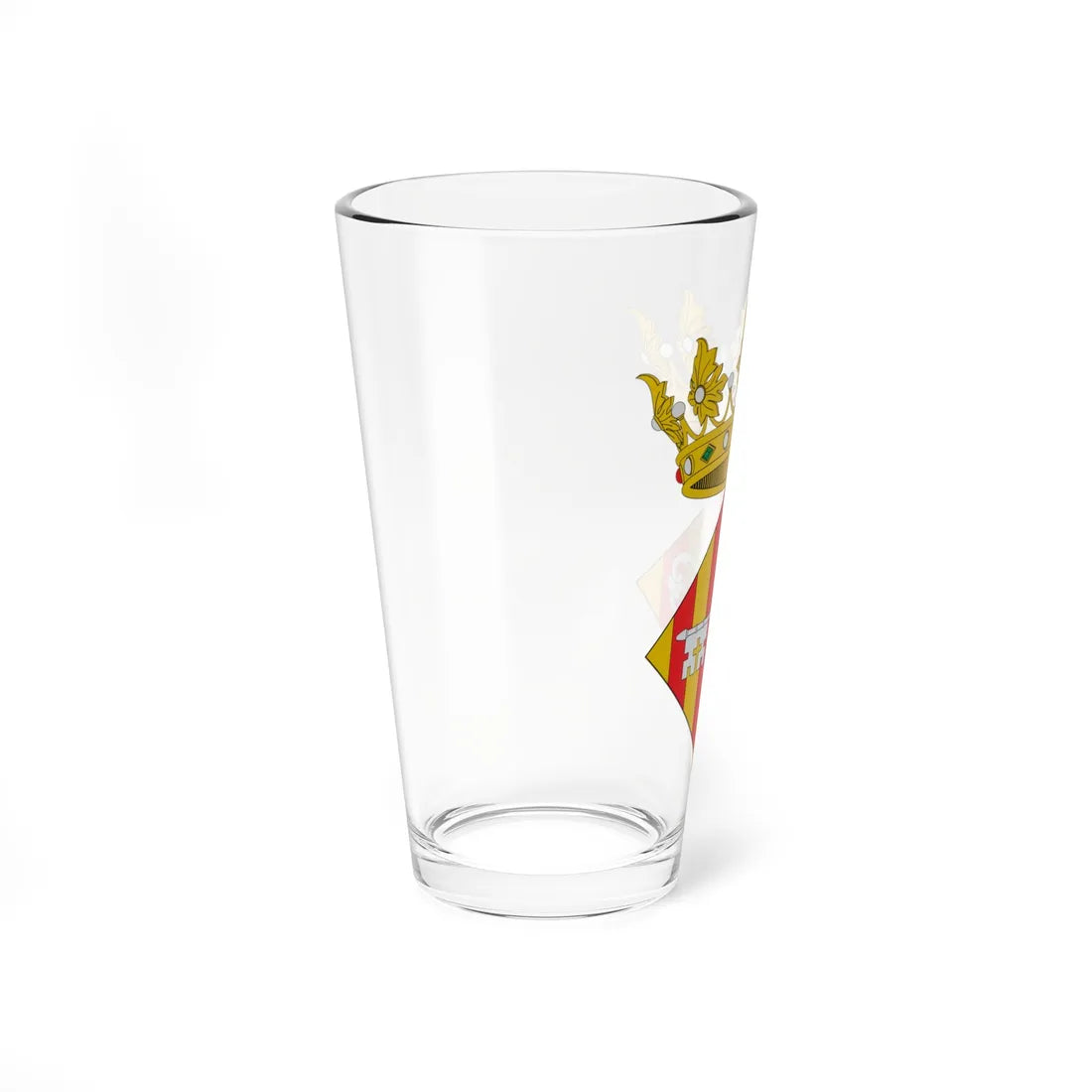 Escudo de Alzira (Spain) (Coat of Arms) Pint Glass 16oz - Go Mug Yourself