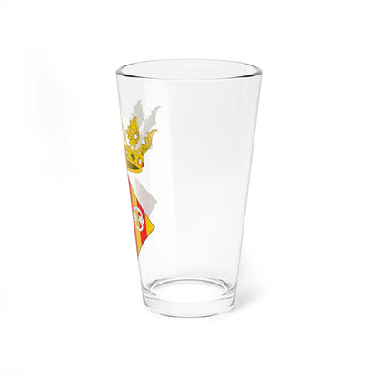 Escudo de Alzira (Spain) (Coat of Arms) Pint Glass 16oz - Go Mug Yourself