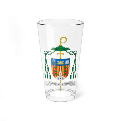 Escudo de Amadeo Rodríguez Magro (Spain) (Coat of Arms) Pint Glass 16oz 16oz - Go Mug Yourself