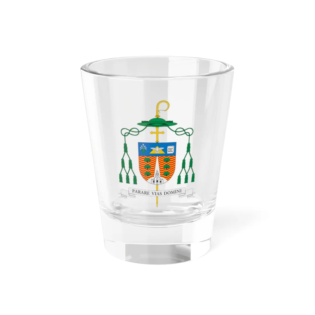 Escudo de Amadeo Rodríguez Magro (Spain) (Coat of Arms) Shot Glass 1.5oz 1.5oz - Go Mug Yourself
