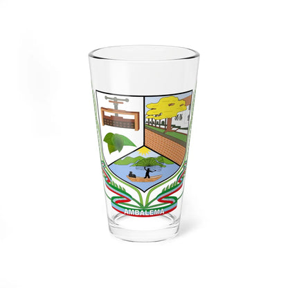 Escudo de Ambalema - Tolima (Colombia) (Coat of Arms) Pint Glass 16oz 16oz - Go Mug Yourself