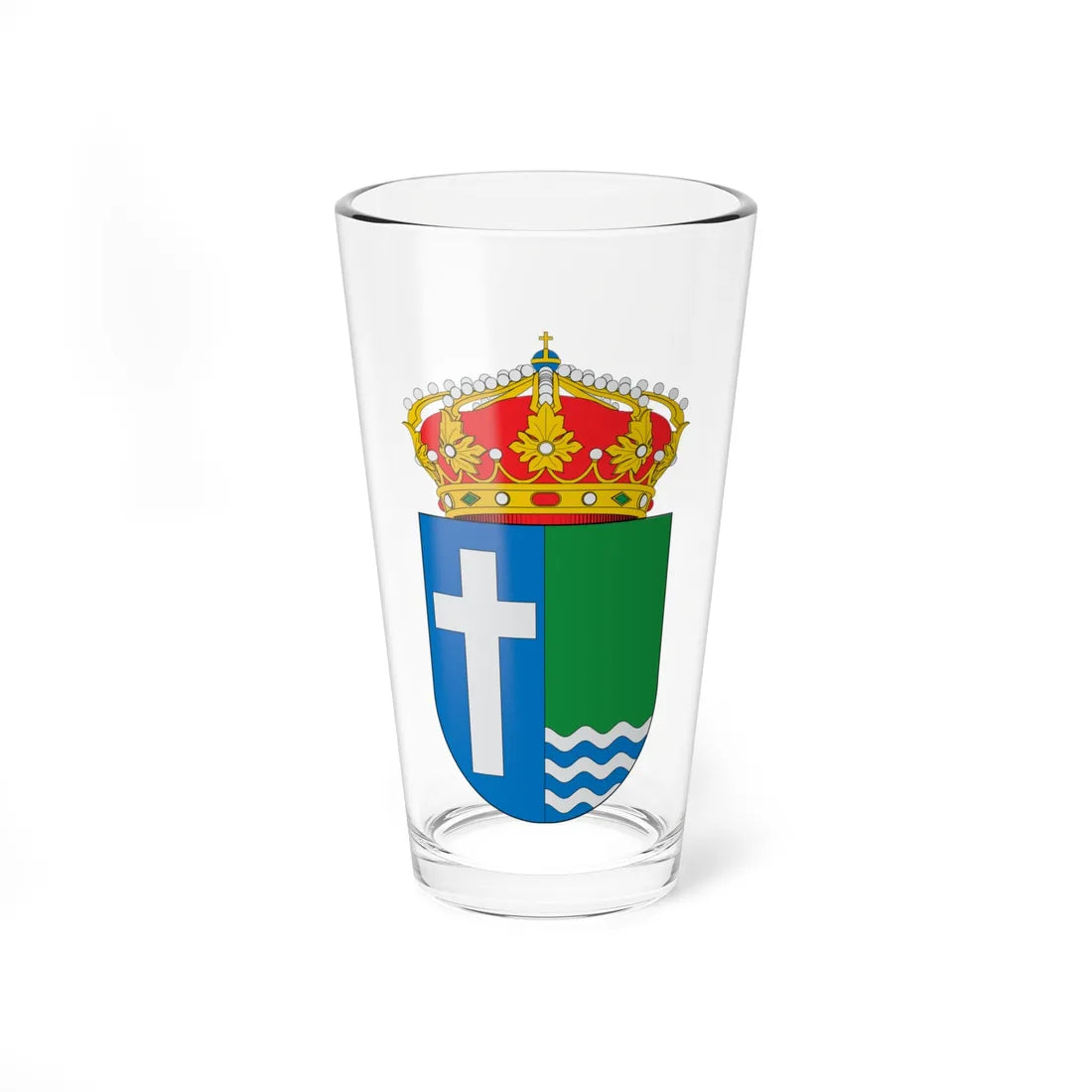 Escudo de Ambite (Spain) (Coat of Arms) Pint Glass 16oz 16oz - Go Mug Yourself