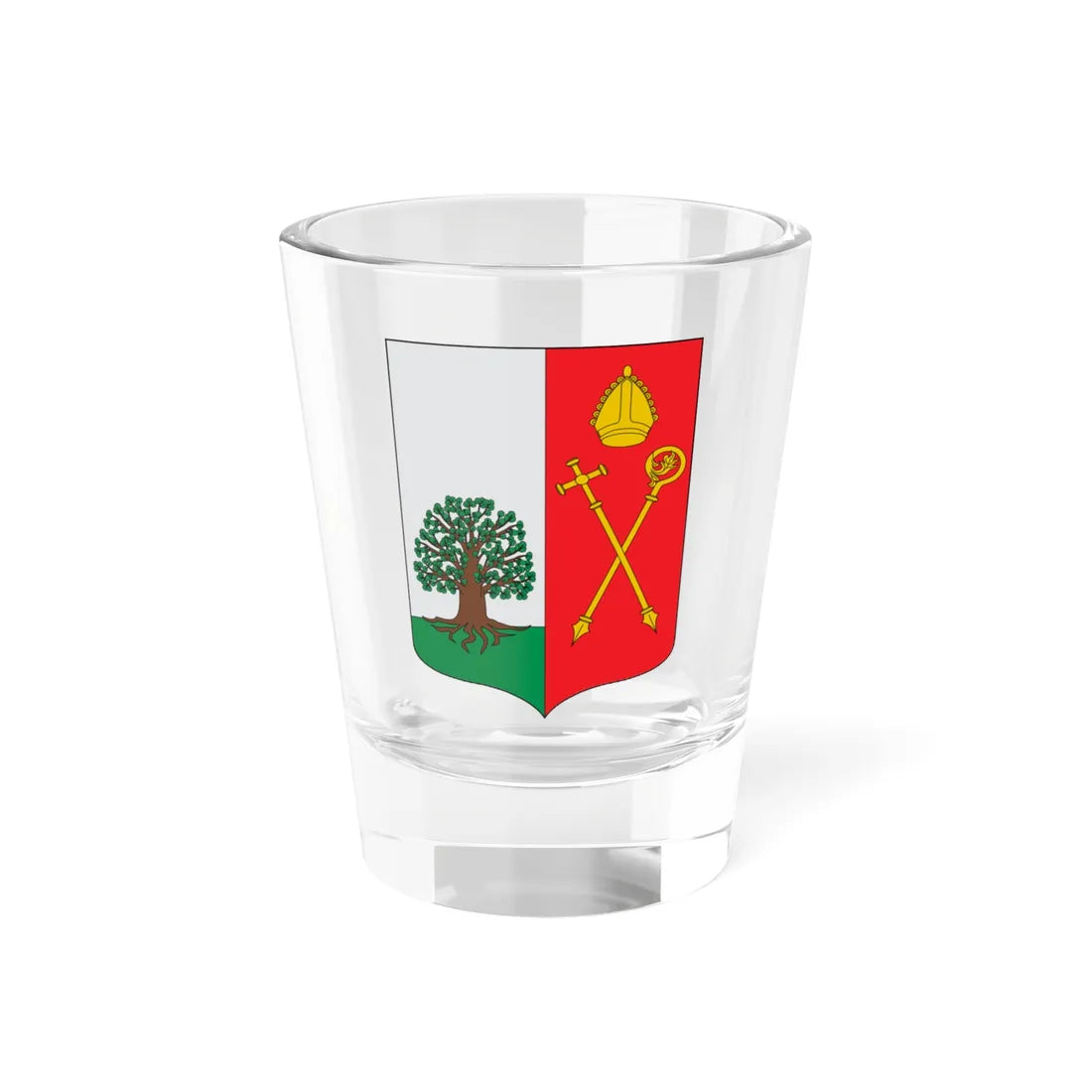 Escudo de Amoroto (Spain) (Coat of Arms) Shot Glass 1.5oz 1.5oz - Go Mug Yourself