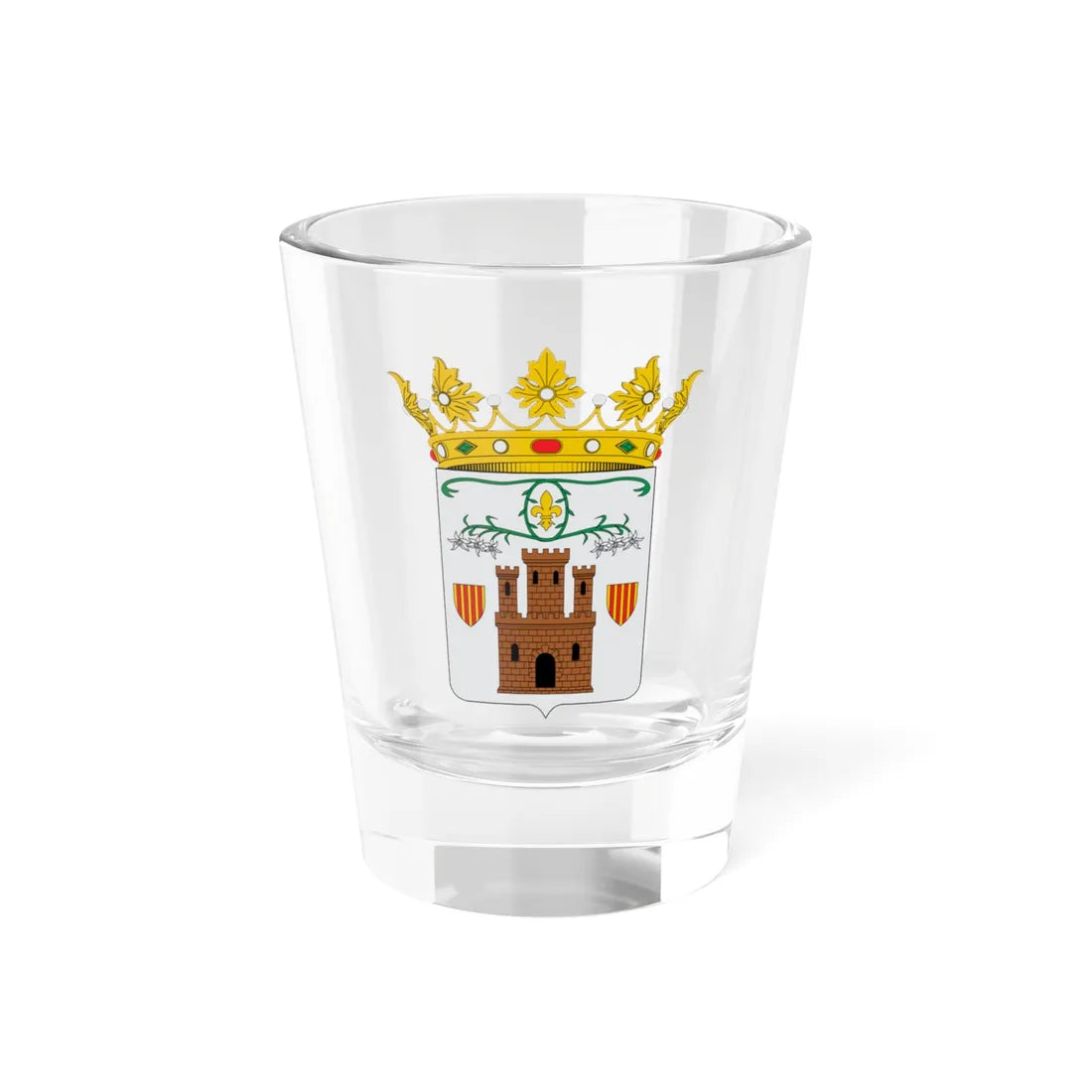 Escudo de Añón de Moncayo (Spain) (Coat of Arms) Shot Glass 1.5oz 1.5oz - Go Mug Yourself