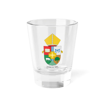 Escudo de Anacleto Cordeiro (Spain) (Coat of Arms) Shot Glass 1.5oz 1.5oz - Go Mug Yourself