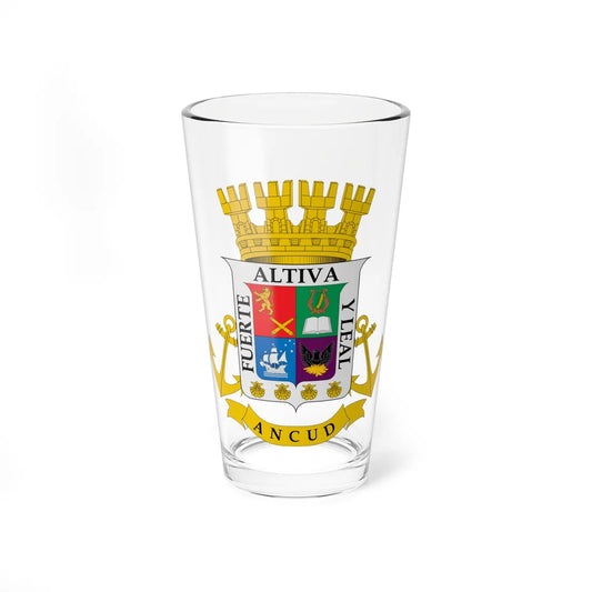 Escudo de Ancud (Chile) (Coat of Arms) Pint Glass 16oz 16oz - Go Mug Yourself