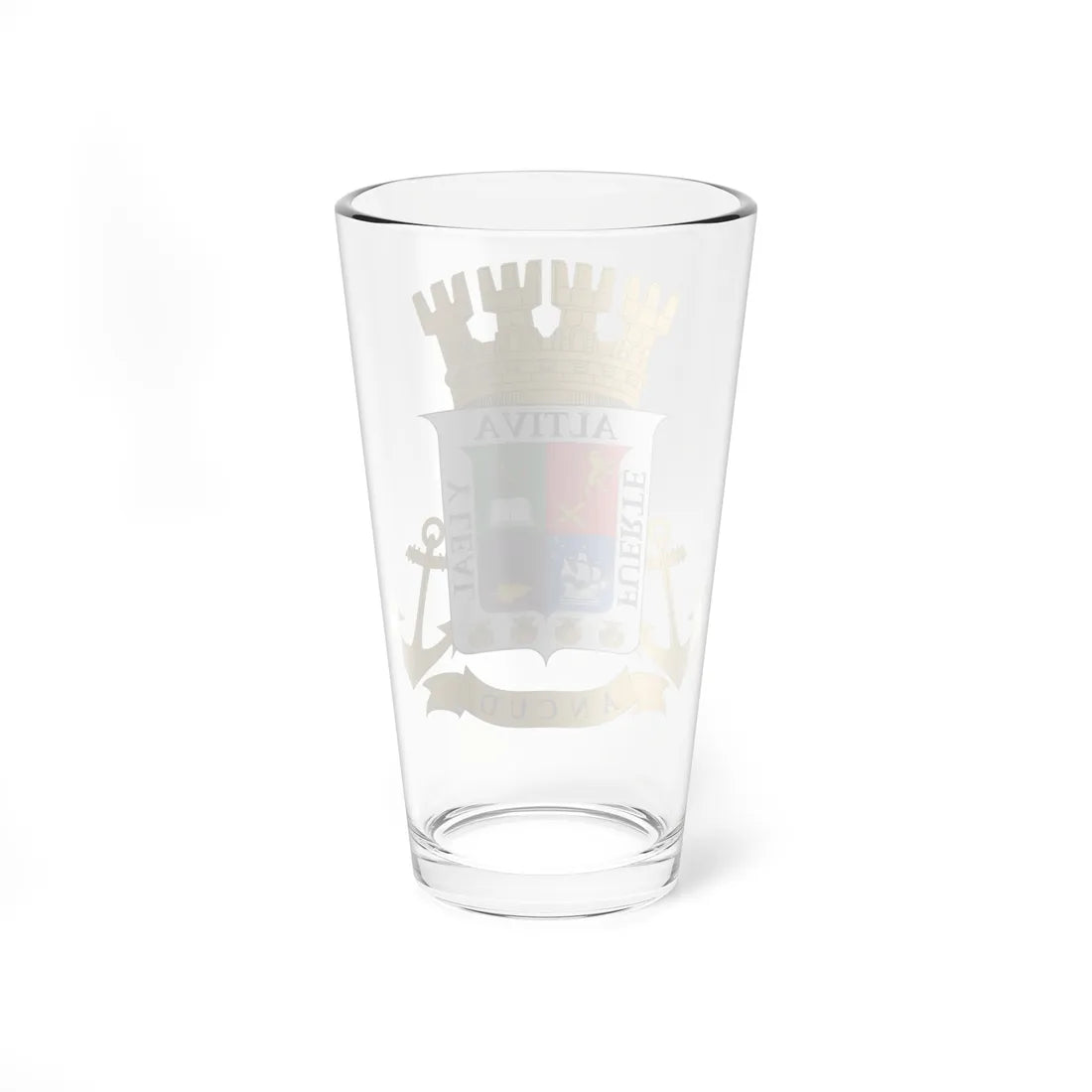 Escudo de Ancud (Chile) (Coat of Arms) Pint Glass 16oz - Go Mug Yourself