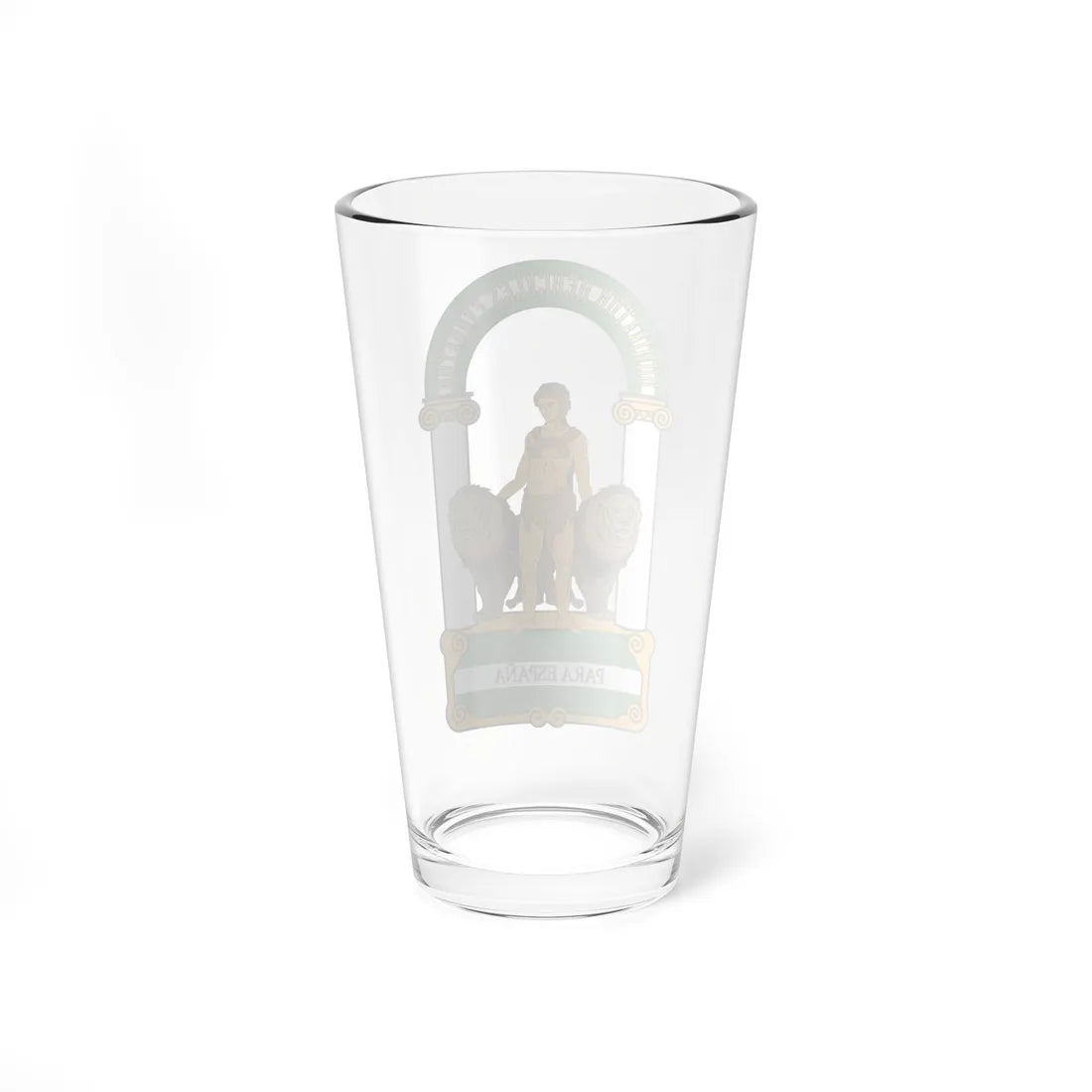 Escudo de Andalucía (Spain) (Coat of Arms) Pint Glass 16oz - Go Mug Yourself