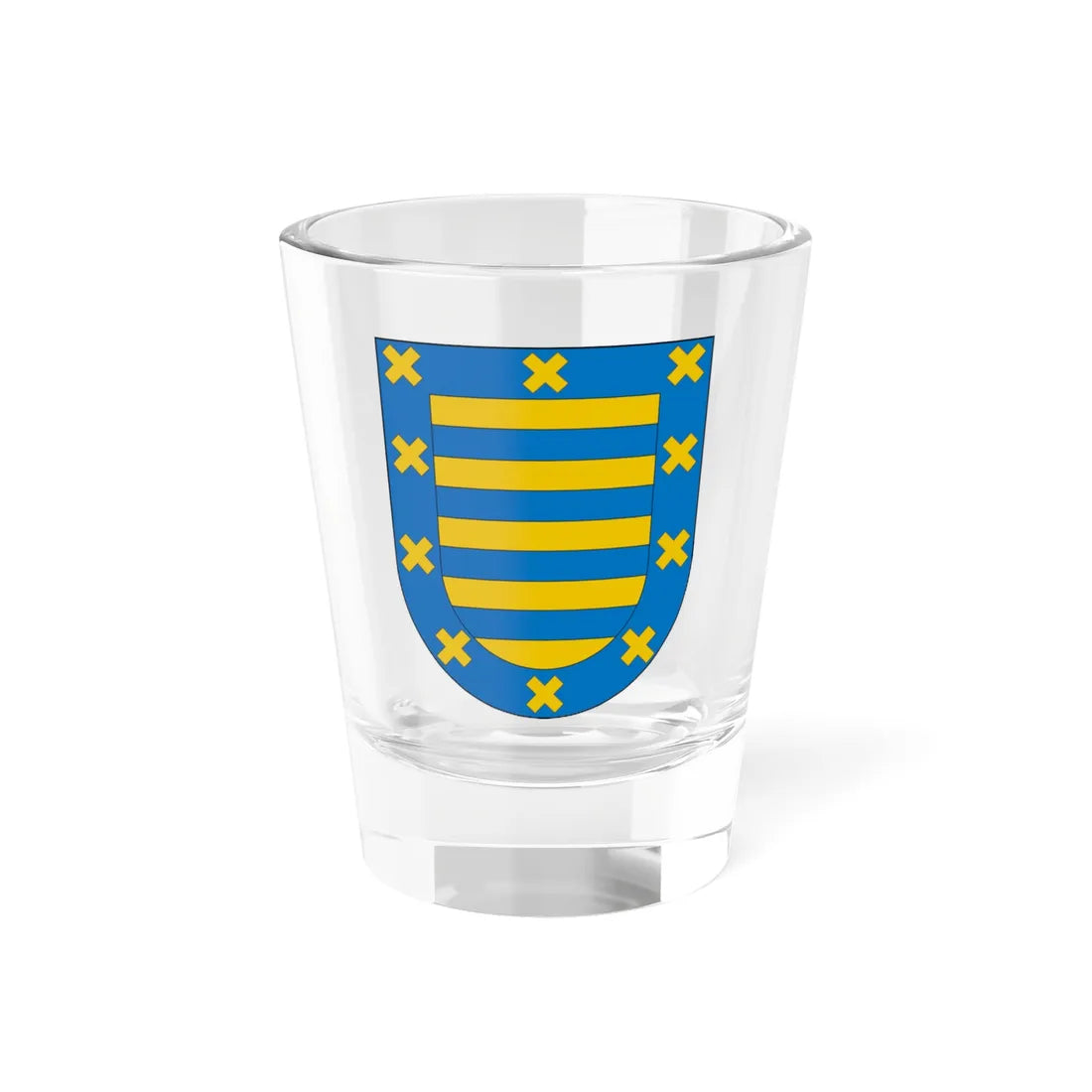 Escudo de Andoain (Spain) (Coat of Arms) Shot Glass 1.5oz 1.5oz - Go Mug Yourself