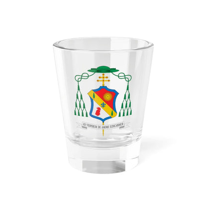 Escudo de Angelo Accattino (Spain) (Coat of Arms) Shot Glass 1.5oz 1.5oz - Go Mug Yourself