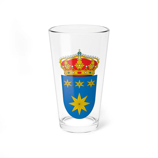 Escudo de Anguita (Spain) (Coat of Arms) Pint Glass 16oz 16oz - Go Mug Yourself